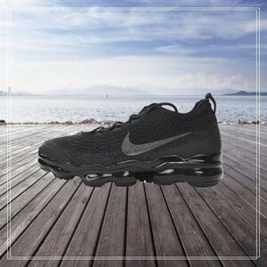 $274 Nike Air VaporMax 2023 Flyknit "Triple Black" sneakers
